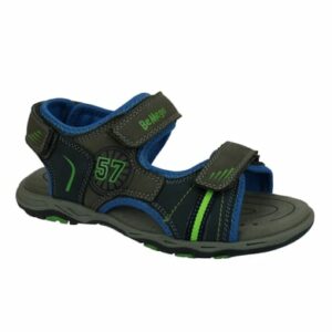 Be Mega Sandale grey-navy-lime