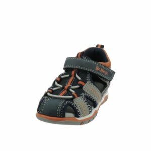 Be Mega Sandale navy-grey/neon-orange