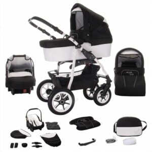 Bebebi Bellami / 3 in 1 Kombi Kinderwagen Set / Hartgummireifen Bellamix