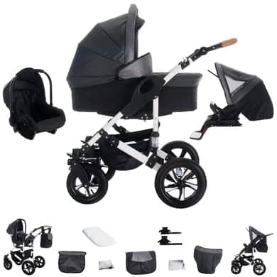 Bebebi myVARIO / 3 in 1 Kombi Kinderwagen Set / Luftreifen myStar