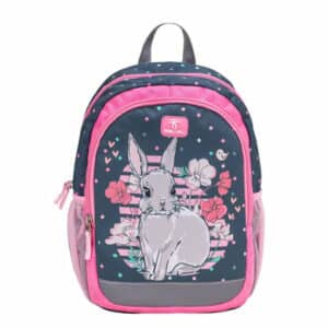 Belmil Kindergartenrucksack Kiddy Plus Kindergartenrucksack für 3-6 Jährige Kinder mit Brustgurt Bunny