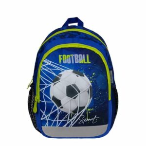 Belmil Kindergartenrucksack Kiddy Plus Kindergartenrucksack für 3-6 Jährige Kinder mit Brustgurt Football Sport