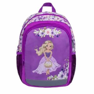 Belmil Kindergartenrucksack Kiddy Plus Kindergartenrucksack für 3-6 Jährige Kinder mit Brustgurt Princess