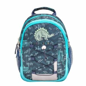 Belmil Kindergartenrucksack Mini Kiddy Kindergartenrucksack für 1-3 Jährige Kinder mit Brustgurt Little Stegosaurus