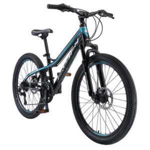 Bikestar Kinderrad 24 Zoll Alu MTB schwarz