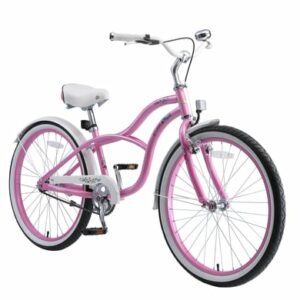 Bikestar Kinderrad 24 Zoll Cruiser pink