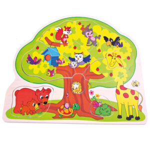 Bino Puzzle Wildtiere 12 tlg.