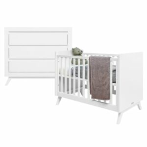 Bopita Babyzimmer Anne 2-teilig 60 x 120 cm weiß