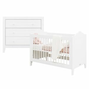 Bopita Babyzimmer Evi 2-teilig 60 x 120 cm weiß