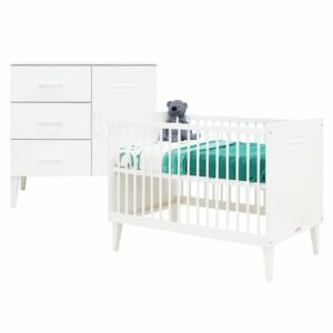 Bopita Babyzimmer Locker 2-teilig 60 x 120 cm weiß