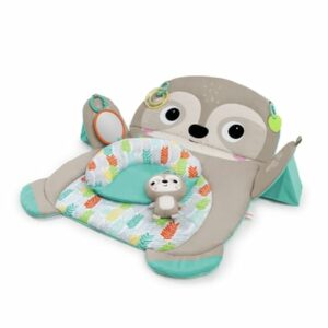 Bright Starts Tummy Time Prop & Play™ Faultier Aktivitätsmatte