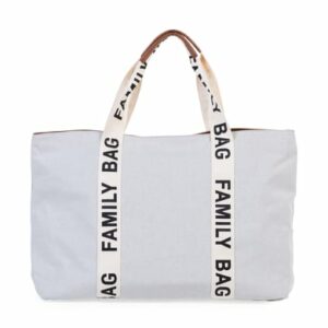 CHILDHOME Family Bag Signatur Canvas offwhite