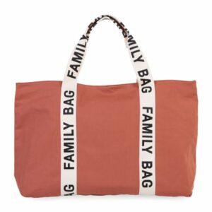 CHILDHOME Family Bag Signatur Canvas terracotta