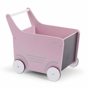 CHILDHOME Holzwagen rosa