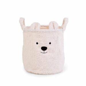 CHILDHOME Teddy Korb 30 x 30 x 30 cm altweiß