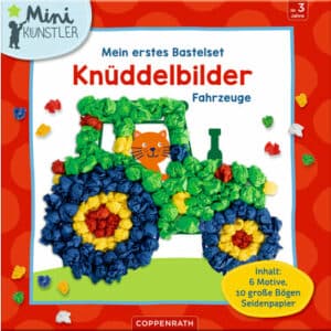 COPPENRATH Mein 1. Bastelset: Knüddelbilder - Fahrzeuge (Mini-Künstler)