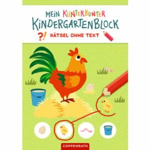 COPPENRATH Mein kleiner Kindergartenblock: Rätsel ohne Text (Bauernhof)