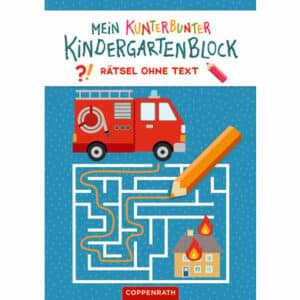 COPPENRATH Mein kleiner Kindergartenblock: Rätsel ohne Text (Feuerwehr & Polizei)