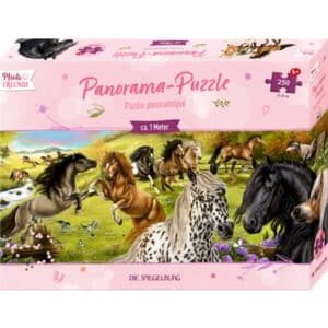 COPPENRATH Panorama-Puzzle - Pferdefreunde (250 Teile)