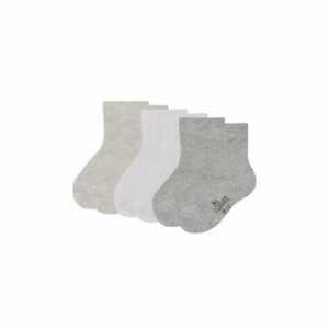 Camano Socken Baby 3er-Pack grey