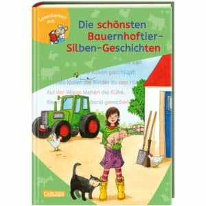Carlsen LESEMAUS zum Lesenlernen Sammelbände: Die schönsten Bauernhoftier-Silben-Geschichten