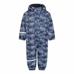 CeLaVi Regenoverall mit Fleece China Blue