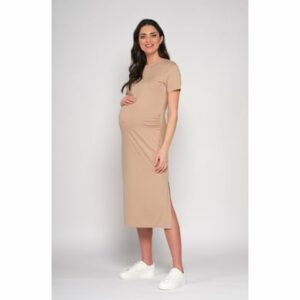 Cool Mama Umstandskleid Basic Beige