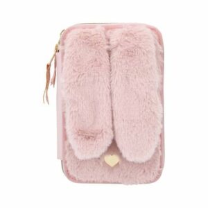 Depesche Federtasche Hase Fell Princess Mimi 19 x 12 cm rosa