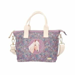 Depesche Mini Shopper Flowerfield Miss Melody ‎10 x 28 x 20 cm rosa