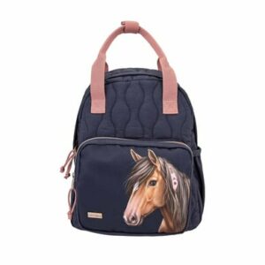 Depesche Rucksack NIGHT HORSES Miss Melody 15 x 24 x 29 cm dunkelblau