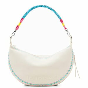 Desigual Raven Kuwait - Schultertasche 47 cm raw white