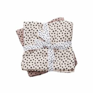 Done by Deer™ Pucktuch 2er-Pack Happy dots Puder