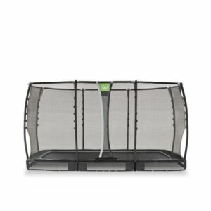 EXIT Allure Premium Bodentrampolin 214x366cm - schwarz