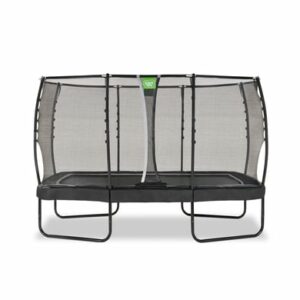 EXIT Allure Premium Trampolin 214x366cm - schwarz