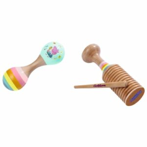 Eichhorn Peppa Pig Maraca und Ratsche Set