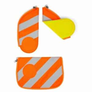 Ergobag Zubehör Cubo Light - Sicherheitsset 3tlg. (bis Modell 2018) orange