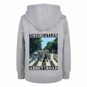 F4NT4STIC Basic Kids Hoodie The Beatles Abbey Road heathergrey