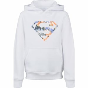 F4NT4STIC Hoodie Hoodie DC Comics Superman Floral Logo Superheld weiß