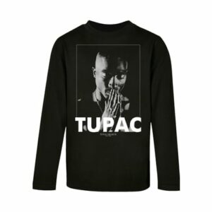F4NT4STIC Longsleeve Shirt Tupac Shakur Praying schwarz