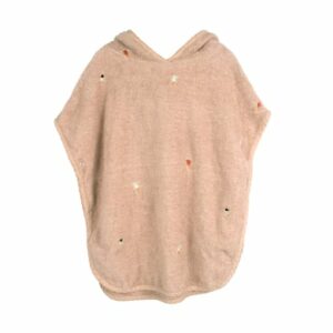 FILIBABBA Badeponcho mit Stickmuster Frappé