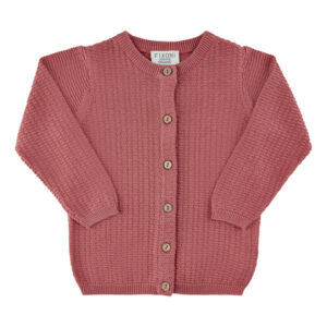 FIXONI Knitted Cardigan Dusty Rose