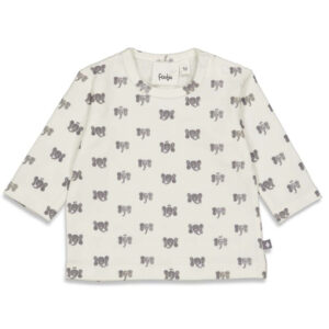 Feetje Langarmshirt Hi Elephant Offwhite