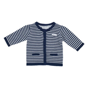 Feetje Strickjacke Ringel marine