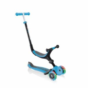 GLOBBER GO-UP FOLDABLE PLUS LIGHTS hellblau - mit Leuchtrollen