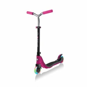 GLOBBER Scooter FLOW 125 LIGHTS ruby pink-grau