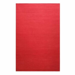 Green Looop Handweb-Teppich Nizza rot