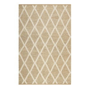 Green Looop Handweb-Teppich Novella natur beige