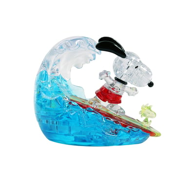HCM Kinzel Crystal Puzzle Snoopy Surfing Mehrfarbig