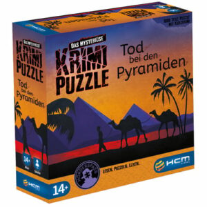 HCM Kinzel Das mysteriöse Krimi Puzzle Tod bei den Pyramiden Mehrfarbig