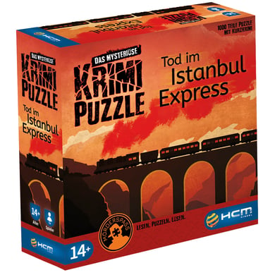 HCM Kinzel Das mysteriöse Krimi Puzzle Tod im Istanbul Express Mehrfarbig